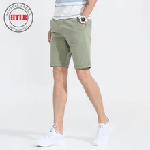 Htlb новые летние мужские джинсовые цветные мужские шорты Карго Твердые хлопок Slim Fit винтажная длиной выше колена Брендовые мужские шорты Одежда