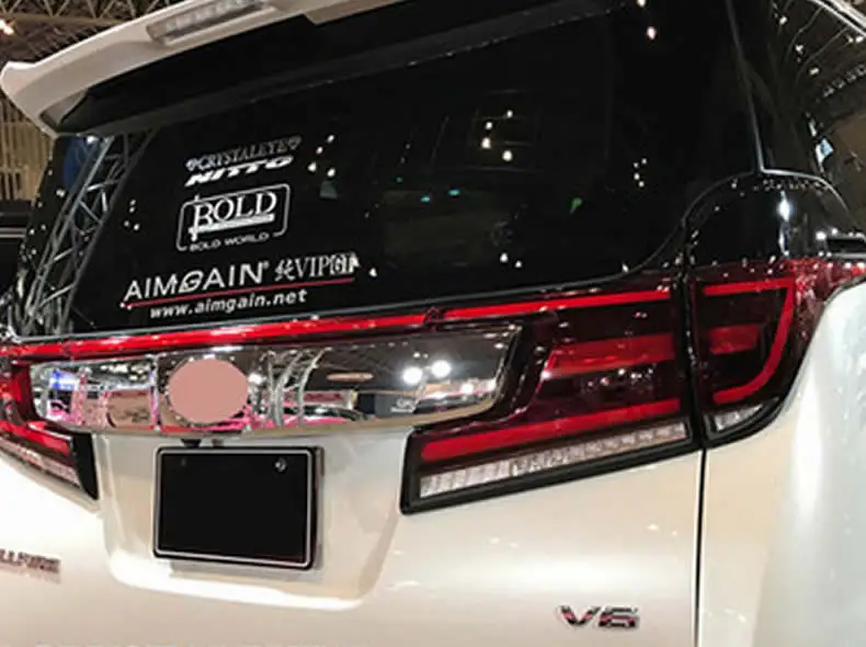 

Car Tail lamp for V-alenti Crys-taleye Alphard LED light assembly 2015-2017 Vellfire Taillight with DRL LED Taillamp back lamp