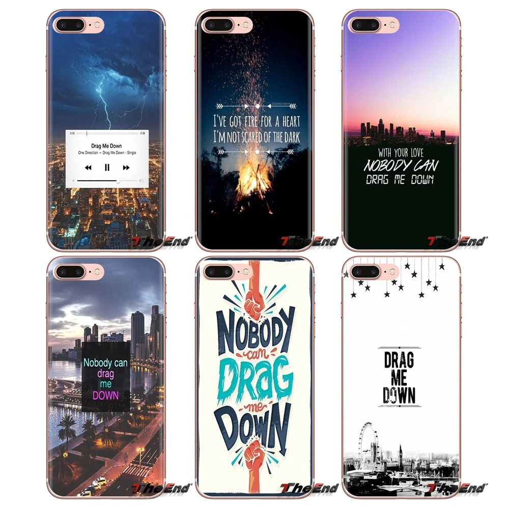 Для huawei G7 G8 P7 P8 P9 P10 P20 P30 Lite Mini Pro P Smart Plus 2017 2018 2019 чехол для телефона Drag Me Down one Direction 1D