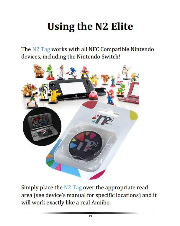 N2 Элитный эмулятор NFC Reader Все в 1 Ntag215 для AMIIBO Новый 3DS XL/переключатель NS игры NFC карты монета Zelda Супер Марио супер smash