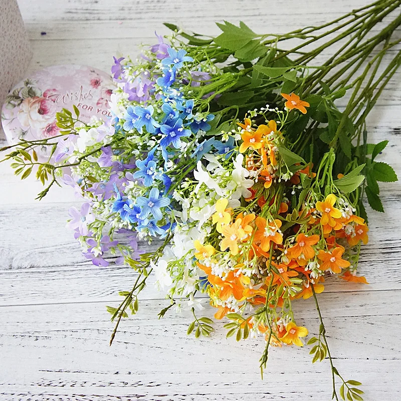 Fake Flowers Nightbush Long Stem Night Jasmine Artificial Flowers for Home Wedding Garden Decoration Flores Photography Fake Flowers Nightbush Long Stem Night Jasmine Artificial Flowers for Home Wedding Garden Decoration Flores Photography