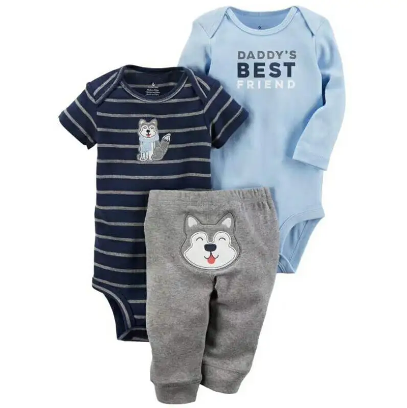 Детская одежда для малышки, боди+ комбинезон+ штаны, Одежда для новорожденных мальчиков г. Летняя одежда костюм унисекс для новорожденных модная одежда из хлопка