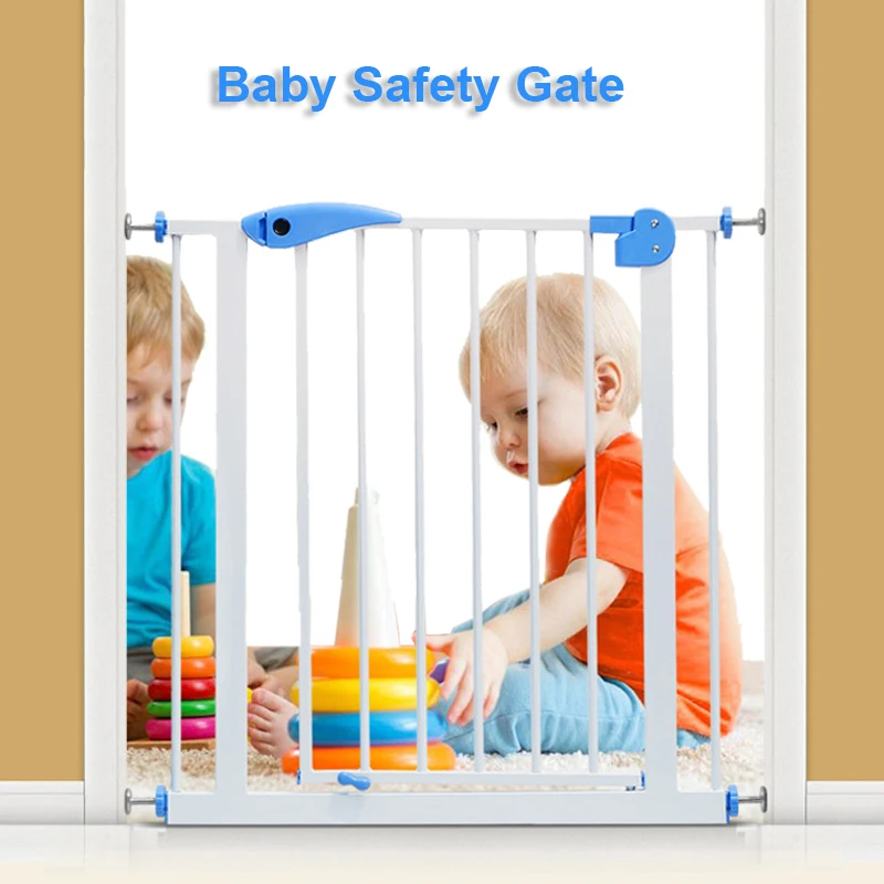 

Baby Safety Gate Child Door Fence Pole Barrier Stair Protection Gate Pet Isolation Fixed Plate Protect Children's Safety