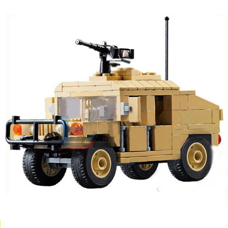Decool 2111 235 шт. военные серии вооруженных Модель автомобиля строительный блок набора Кирпичи игрушки для детей мальчик подарок