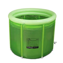 Ванна бочка для взрослых двойная надувная Ванна утолщенная Складная Ванна бочка пластиковая большая Бытовая Ванна бочка для тела