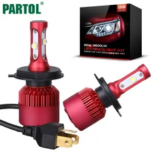 G9 Partol H4 H7 H11 9005 9006 H13 Car LED Headlight Bulbs 80W 9600LM CREE XHP50 Chips Automible Headlamp Front Lights 6500K 12V