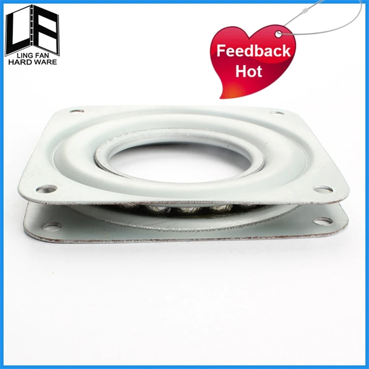3" square steel tabale swivel,lazy susan, swivel plate blackin Swivel