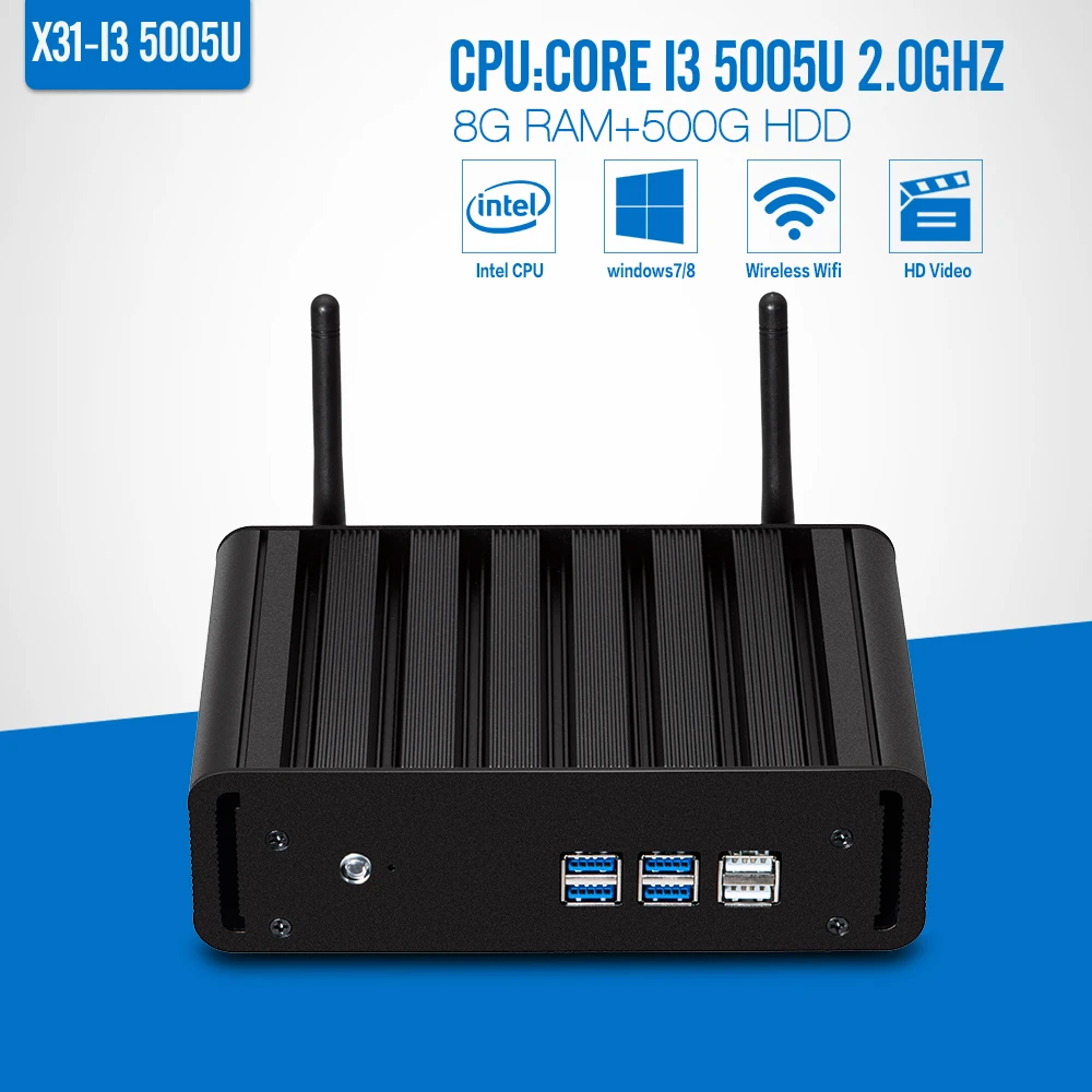 Best Desktop Replacement mini pc windows 7/8/10/Linux Core i3 5005U 8GB