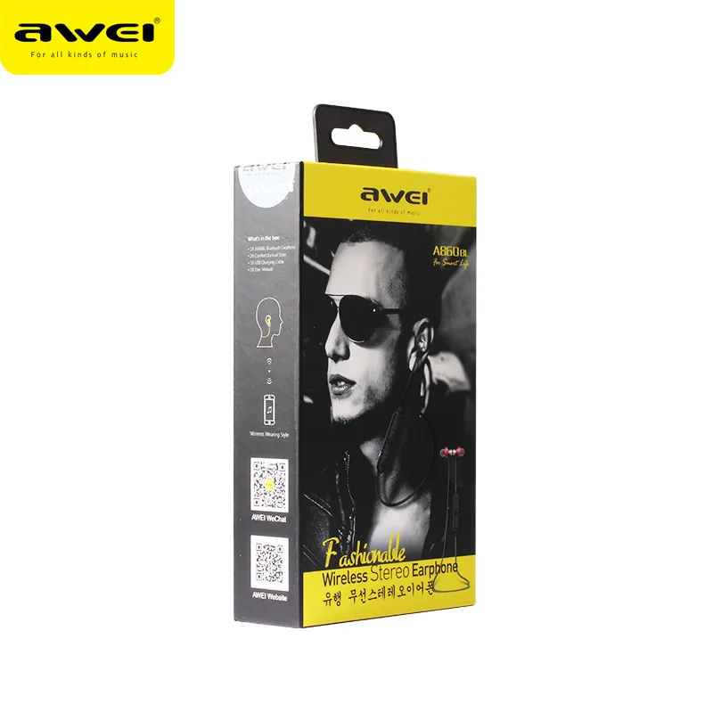Awei a860bl металл bluetooth наушники wireless headset магнитного ecouteur audifonos auriculares fone де ouvido