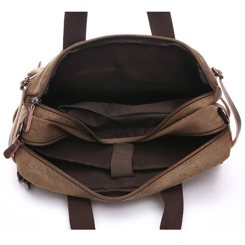 Для мужчин качество холста Бизнес Портфели плеча Crossbody сумки Для мужчин Курьерские сумки многофункциональная Сумочка Сумка GW31