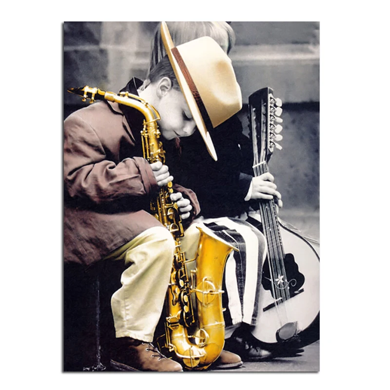 Music Boy 40x55 см, новинка, набор для рукоделия по всей площади, алмазная вышивка, сделай сам, набор для алмазной живописи, 3D Алмазная вышивка крестиком