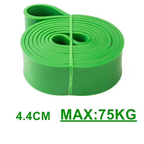 Натуральные латексные спортивные резинки, набор, гимнастический эспандер, Кроссфит, силовая подтяжка, подтяжка, укрепление мышц - Цвет: Green