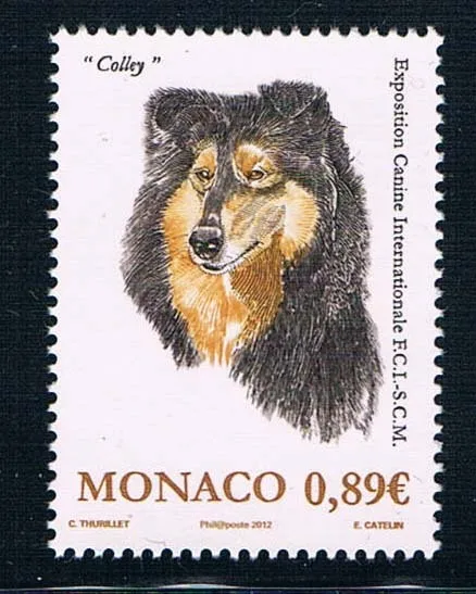 

MN0556 Monaco 2012 Monte Carlo dog show stamp 1 new 0618