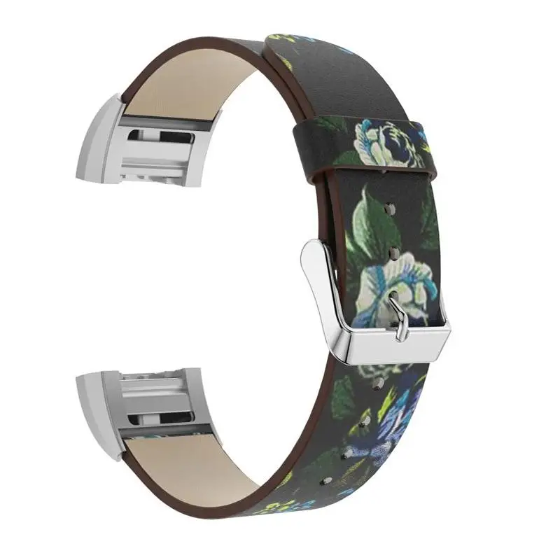 Роскошный кожаный элегантный ремешок YOOSIDE для часов Fitbit Charge 2 сменный Браслет