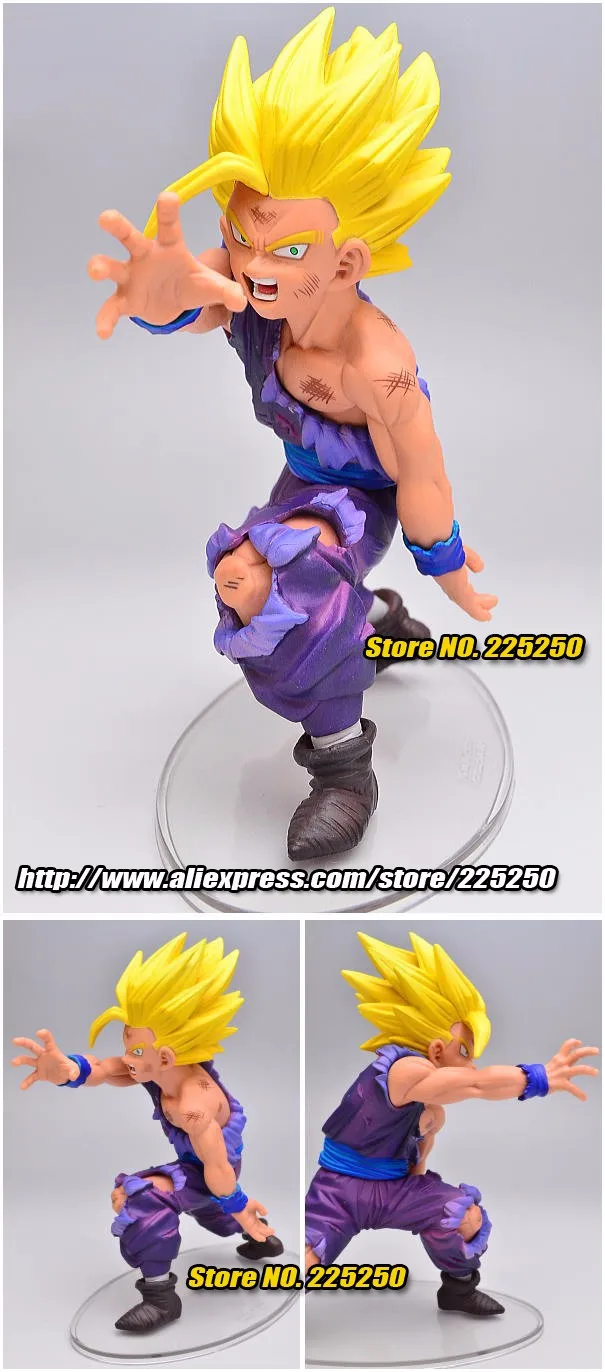 Японии аниме "Dragon Ball Z" Оригинал Banpresto драматический витрина Коллекция Рисунок 1st сезон Vol.1-Супер Саян Сын гохан