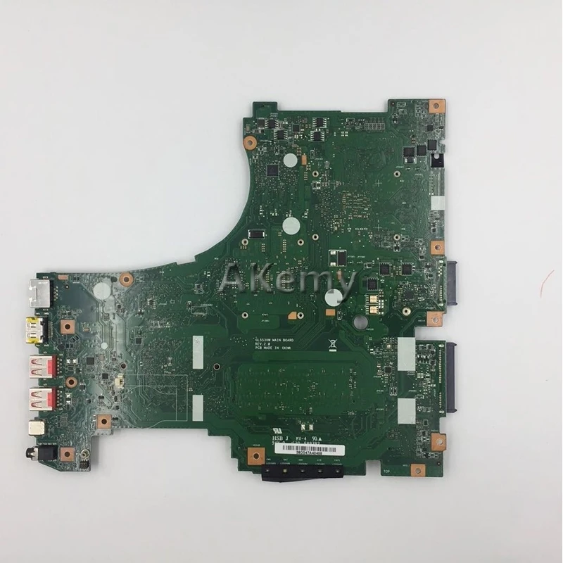  exchange ROG Laptop motherboard for ASUS GL553VD GL553VE GL553VW GL553V GL553 original mainboard GT