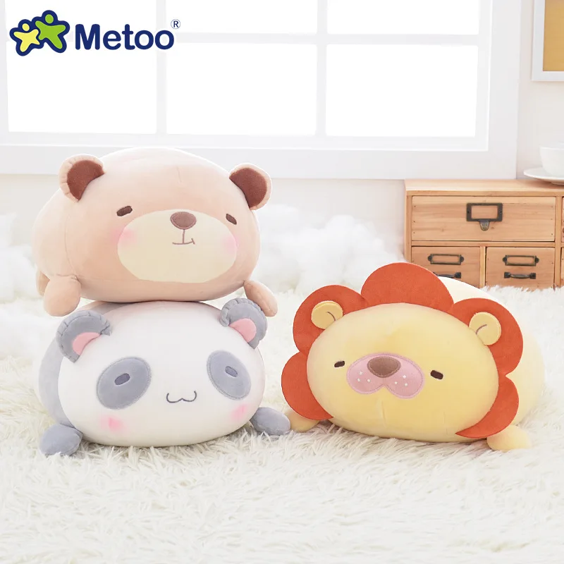 

Kawaii Baby Soft Cartoon Bear Pillows Kids Children Lovely Rabbit Plush Toys Boys Girls Lion Panda Stuffed Dolls Newborn Gifts