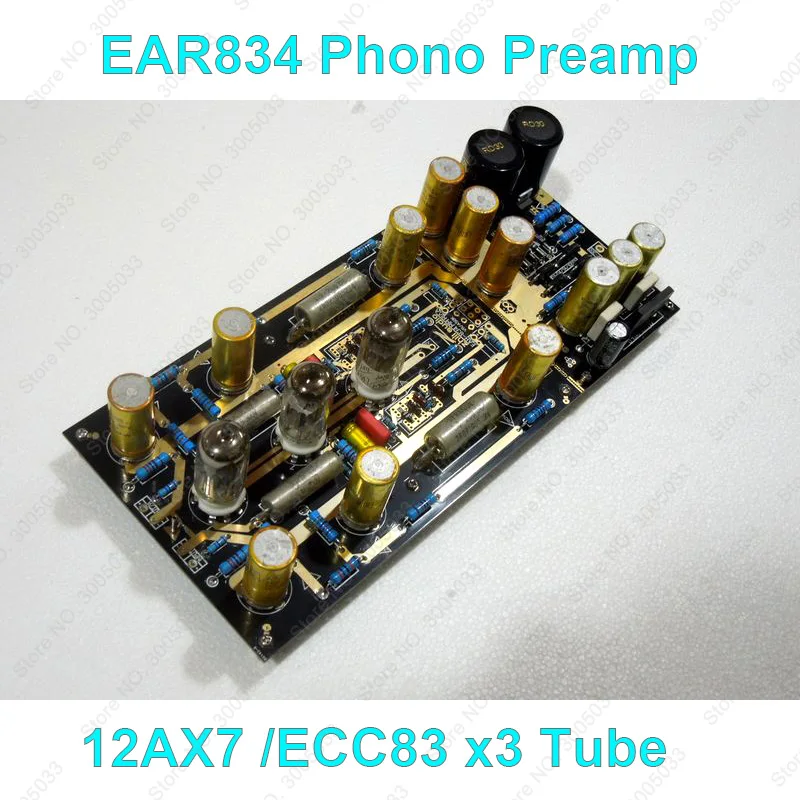 Hi Fi EAR834 мм Phono ламповый усилитель RIAA стереоусилитель с движущейся магнитной