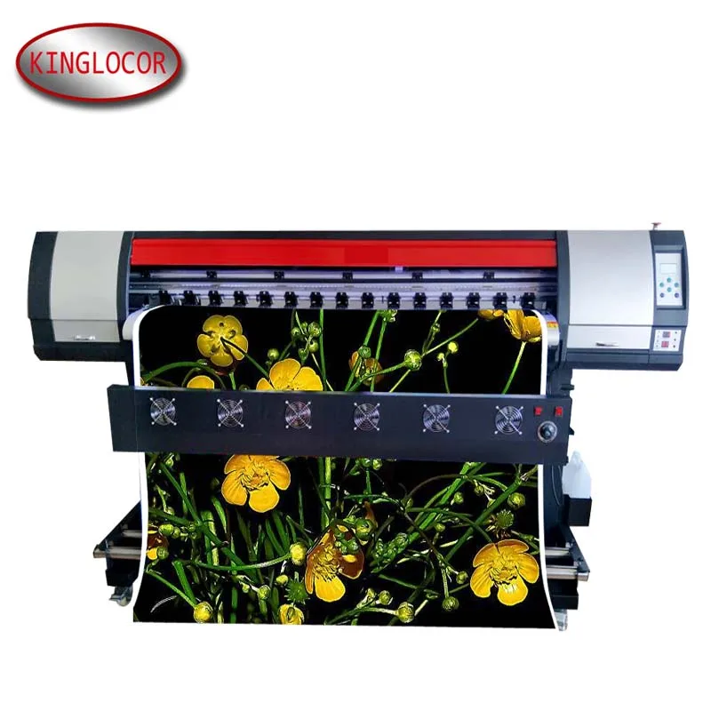 

Banner Wallpaper Printer For Eco Solvent Ink Printing , XP600 Head Color Photo Printing Machine