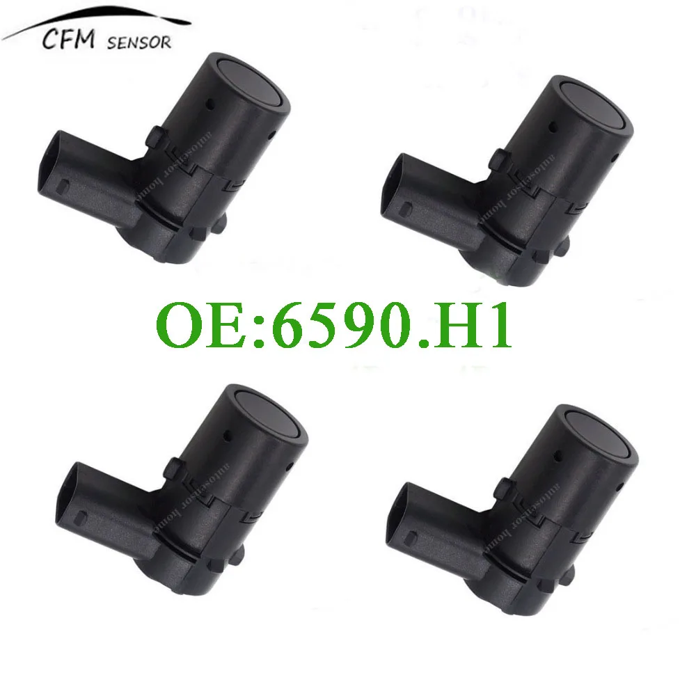 4 шт. новый бренд Датчик парковки PDC 6590.H1 подходит для Peugeot 207CC Citroen C4 C5 | Автомобили и