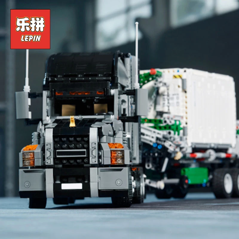 

2018 New the Mack Big Truck Set Legoings Model Building Blocks Compatible 42078 Children Toys Lepin Technic 20076 City Truck