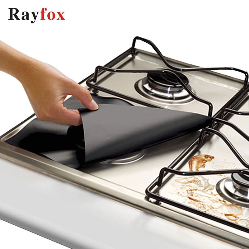 2 adet mutfak esyalari pisirme araclari aksesuarlari gazli ocak astar stovetop koruyucu yeniden kullanilabilir mutfak gadgets cozinha malzemeleri urunleri garnishes aliexpress