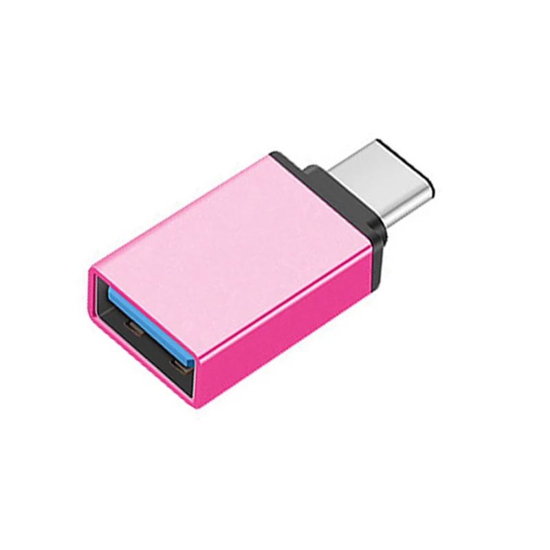 Etmakit type C к USB 3,1 адаптер конвертер 5 Гбит/с портативный для мобильного телефона клавиатура геймпад NK-Shopping - Цвет: Красный