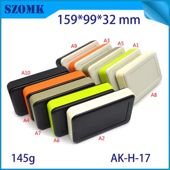 

1 piece free shipping ip 54 abs szomk battery handheld pcb box plastic instrument case enclosure mufakturing electronics case