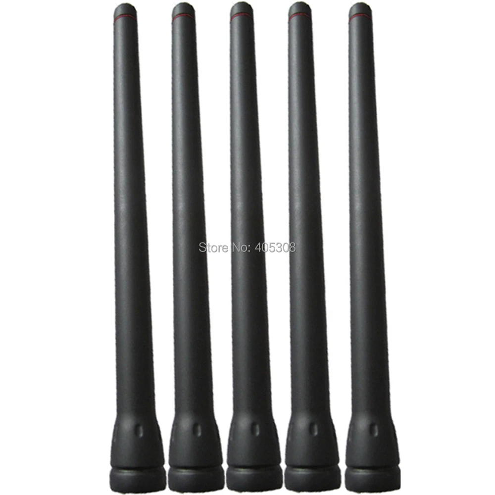 5x VHF Whip Antenna for Icom IC-F3 F11 F14 F15 F16 F33 F34 F70 Radios FA-SC55V