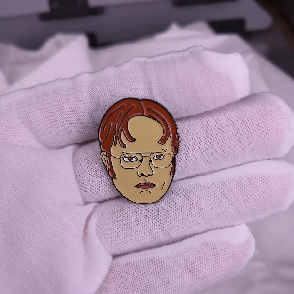 Dwight Schrute and Michael Scott Soft Enamel Pin Set