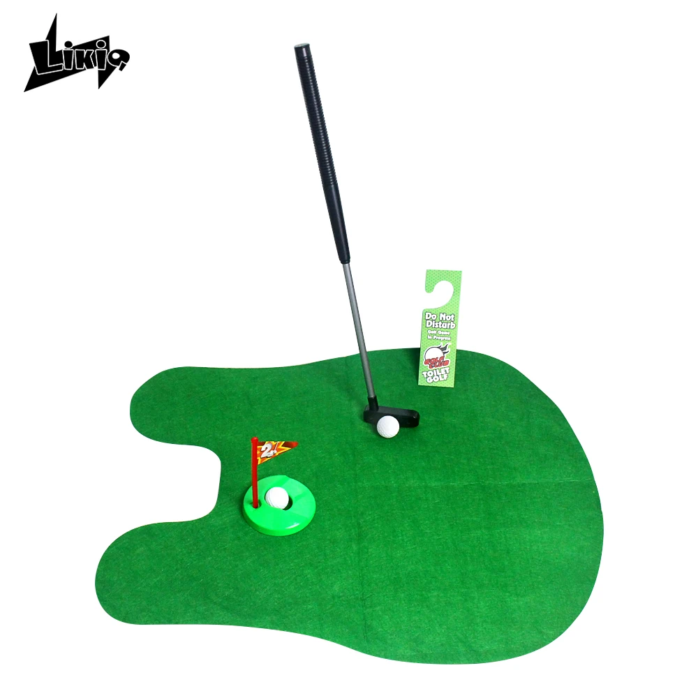 Mini Golf club sport toys Set Potty Putter Toilet Golf Putting Green