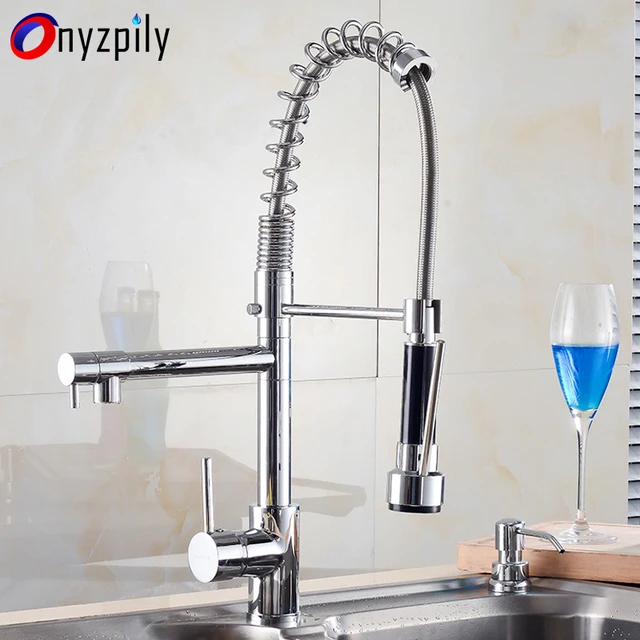 Best Price Kitchen Faucet Chrome Single Handle Single Hole Pull Out Swivel Two Spouts Hot and Cold Kitchen Mixer Taps Deck Mounted Best Price Kitchen Faucet Chrome Single Handle Single Hole Pull Out Swivel Two Spouts Hot and Cold Kitchen Mixer Taps Deck Mounted