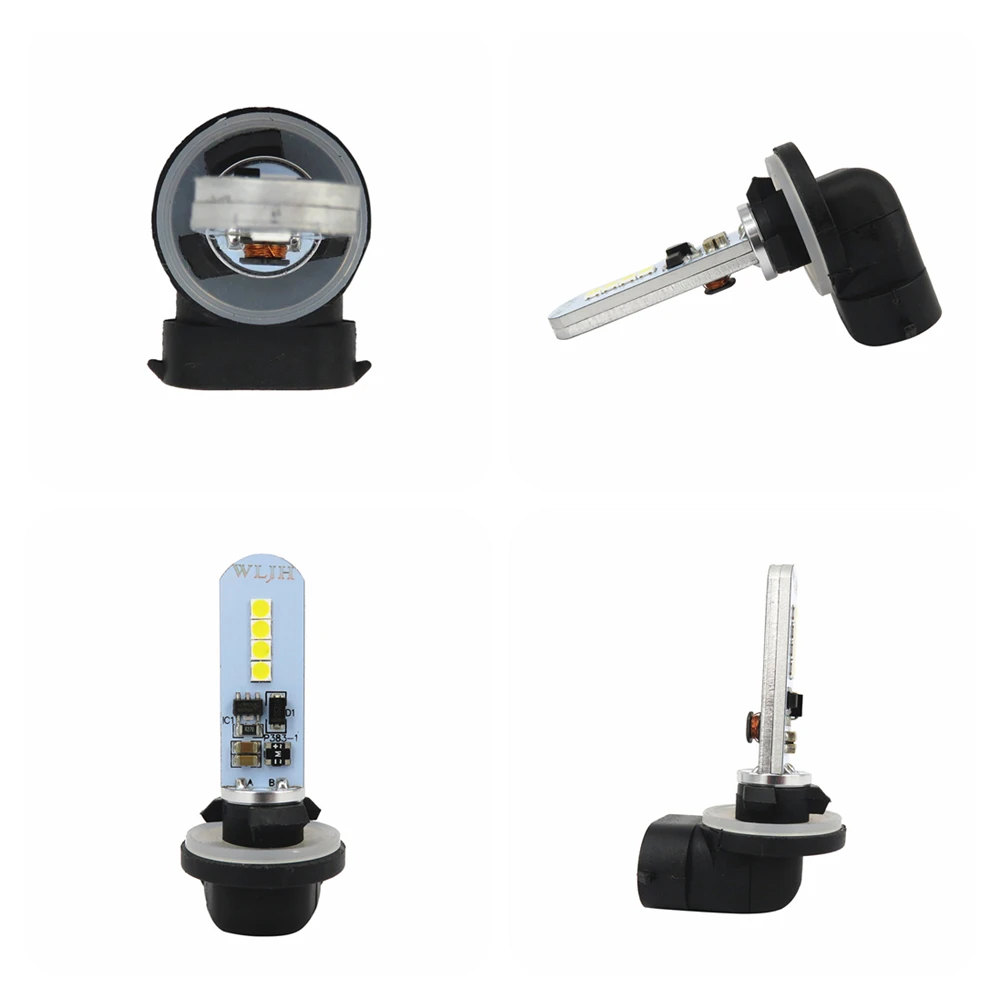 Wljh Carro Auto Led h7 h8 H27 880 881 9006 ps x 24 w T15 W16w 921 Reversa Cauda Nevoeiro Lâmpada Dia Correndo Drl 2x Luz 23 24 w t15 w16w 921 luz reversa
