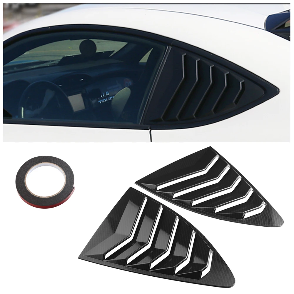 1 Pair Car Rear Quarter Panel Side Vent Window Louver For Toyota 86 ...