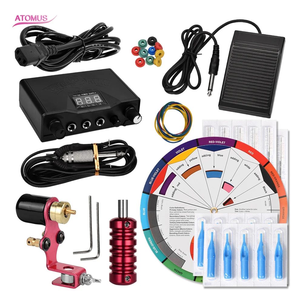 

Tattoo Machine Tatoo Machine Maquina Tatuagem Tatto Tatuador Professional Set For Beginners Rotary Pro Kit Tatuagem Iniciante