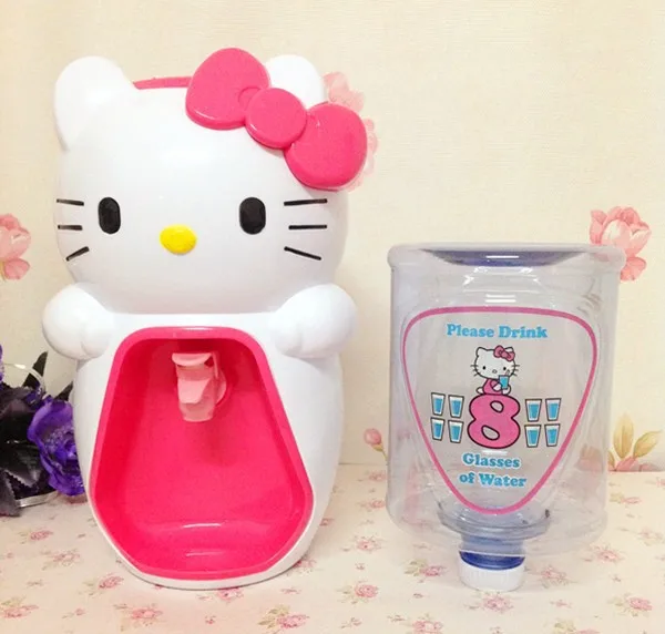 Hello Kitty New Arrival 8 Cups of Water Mini Water Dispenser Warm & Hot
