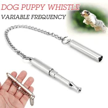 

Variable Frequency Dog Whistle Training Behaviour Pet Training Ultrasonic Sound Whistle With Keychain Pet Dog Cat Whistle
