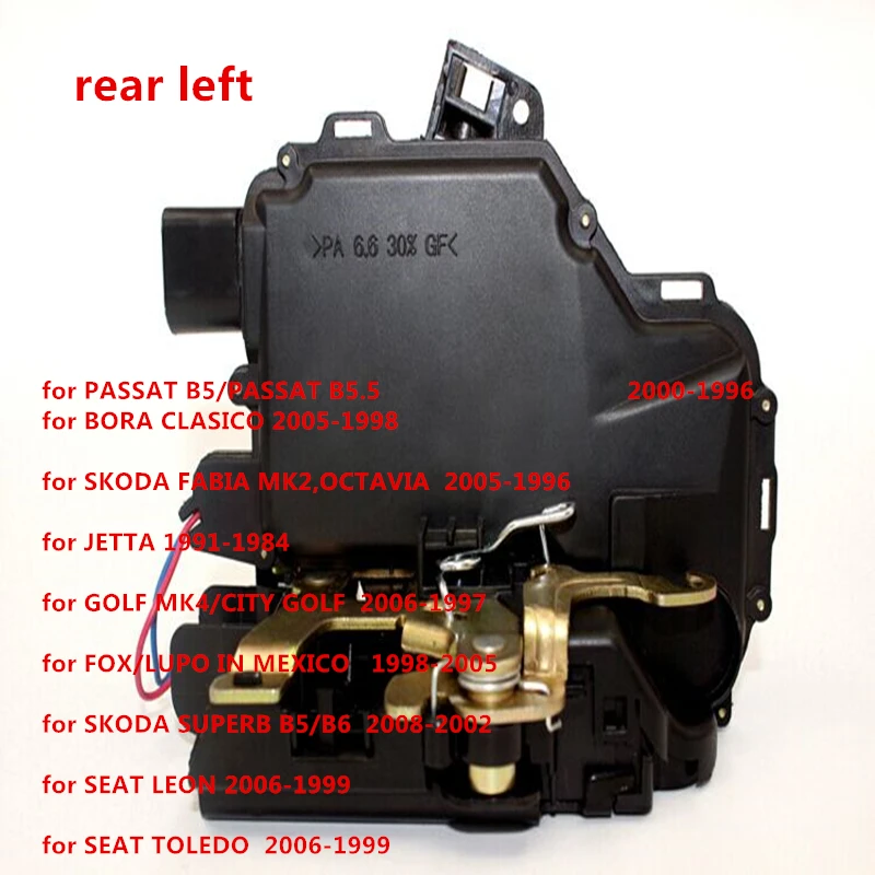 Задняя левая сторона OEM 3B4839015A привод замка двери центральный механизм для SKODA OCTAVIA SEAT GOLF 4 IV MK4 PASSAT B5 LEON