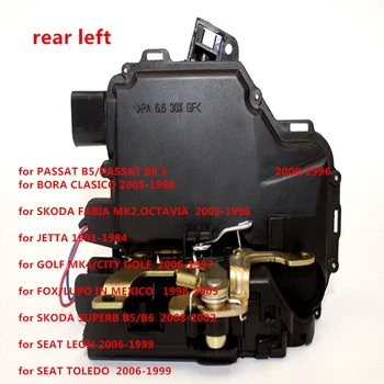 

REAR LEFT SIDE OEM 3B4839015A DOOR LOCK ACTUATOR CENTRAL MECHANISM FOR SKODA OCTAVIA SEAT GOLF 4 IV MK4 PASSAT B5 LEON