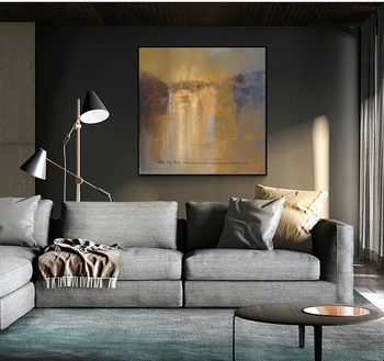 

Modern canvas wall art decorative acrylic large cheap sunset handmade abstract oil painting on canvas for living room decoration