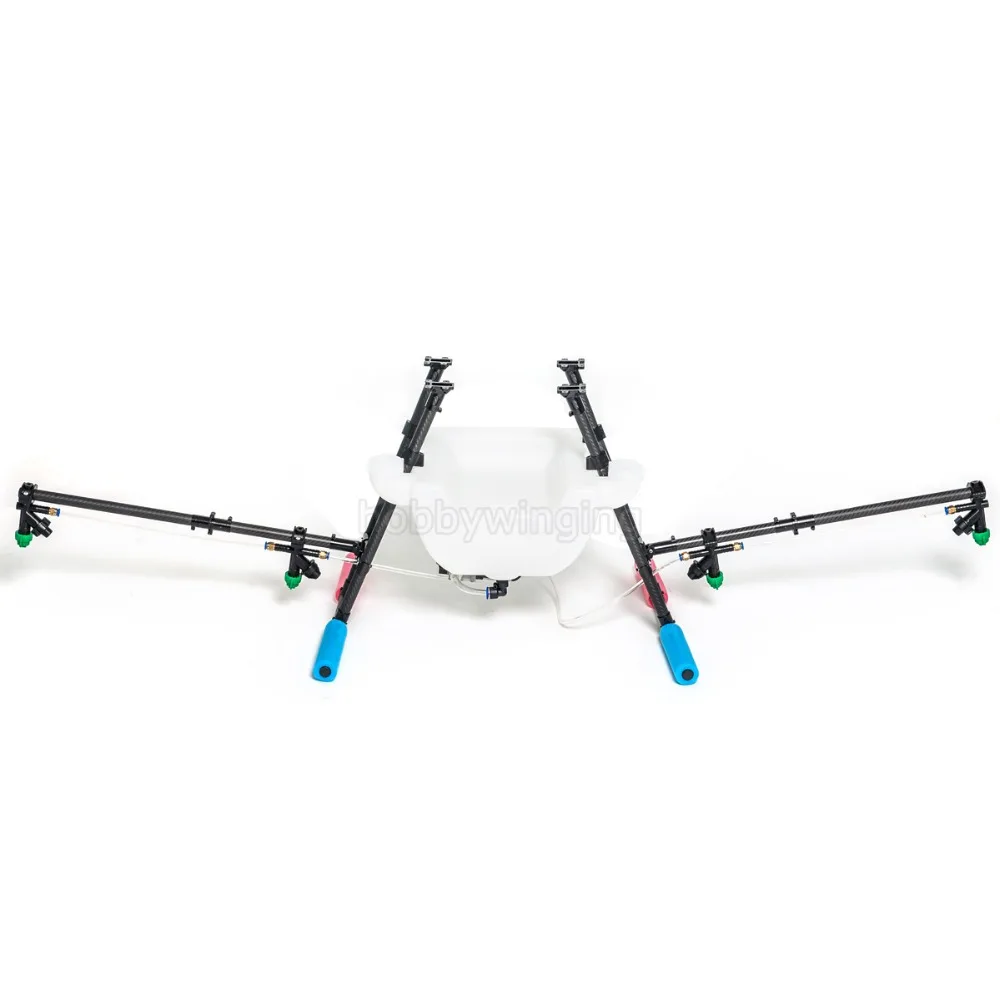 

10KG/10L spray pump agriculture drone Spraying Gimbal System with Carbon tube landing gear Folding spray bar