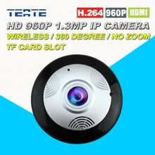 Безопасности и Мониторинга 360 Панорамный Ip-камера HD в 960 году P 1.3MP Беспроводной Wi-Fi Удаленно Просматривать, P2P
