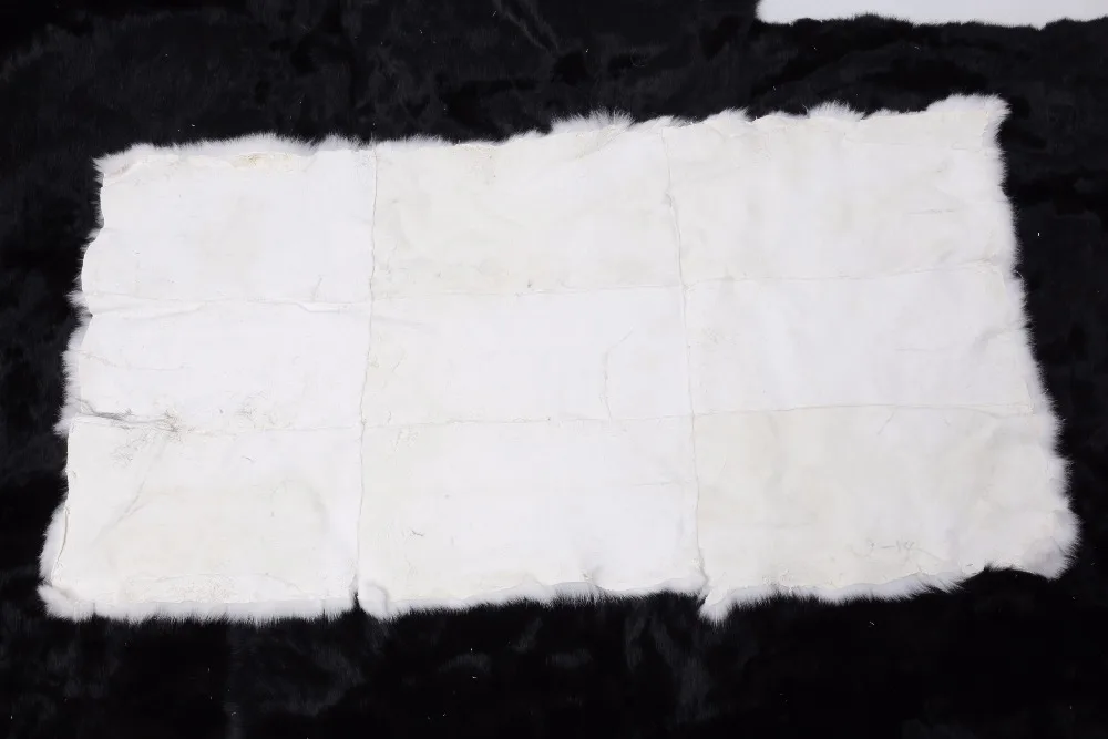 Buy 200*230cm Rabbit Fur Plate Rabbit Skin Rug Belly