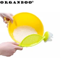 Кухня гаджет очистки риса стиральная сито крылом устройства фильтр кухонная утварь мусора, фильтр Утилита не больно руки