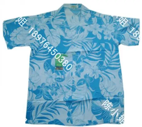 Хайнань гавайская рубашка Качественный хлопок шелк Удобная уникальная Повседневная рубашка супер мягкий 2XL 3XL