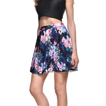 Высокое качество Женские Новые цветочные юбки высокая талия сексуальный пакет бедра юбка летняя модная юбка