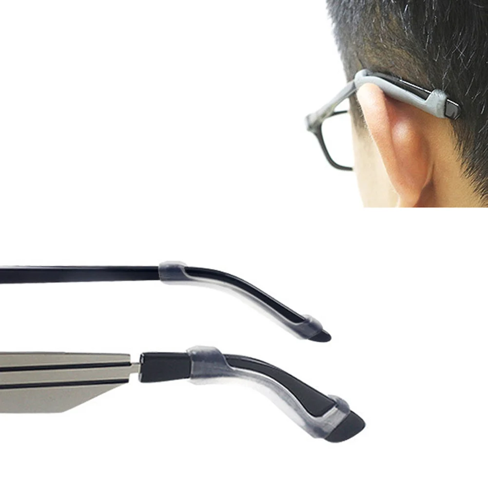 

1 pair Beautiful Glasses Sunglasses Slip Sets Glasses Leg Sets Anti Slip Silicone Ear Hook Temple Tip Holder Hook