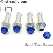 17 мм Алюминий концентратор, адаптеры для Traxxas Слэш 4x4, чтобы изменить 1/10 весы 4wd грузовик монстр 17 мм шин и грузовых автомобилей