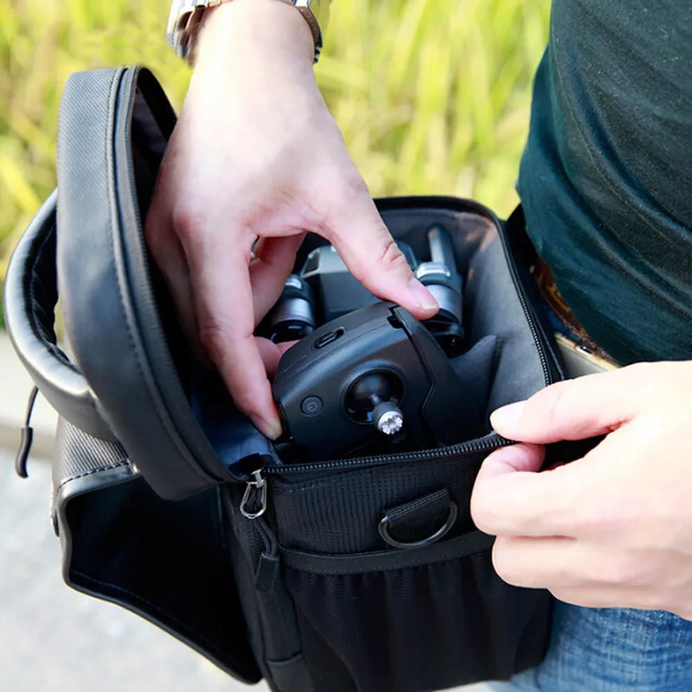 

Drones Bag For Dji Spark New 1x Black Shoulder Bag (Upright) For DJI Mavic Pro Collapsible Quadcopter