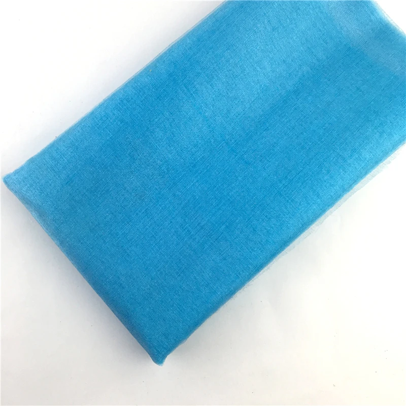 48CMx5M Tulle Roll Crystal Fabric Organza Tulle Roll Spool Wedding Decoration Birthday Party Kids Baby Shower Decoration Mariage